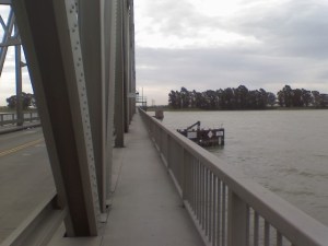 Here's the first bridge Rick Hammersley crossed on his walk.