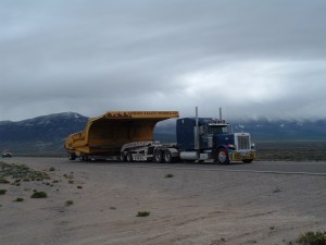 Big Trucks on Highway