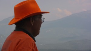 Gazing out at Rockies