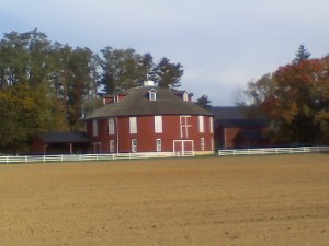 Round Red Barn